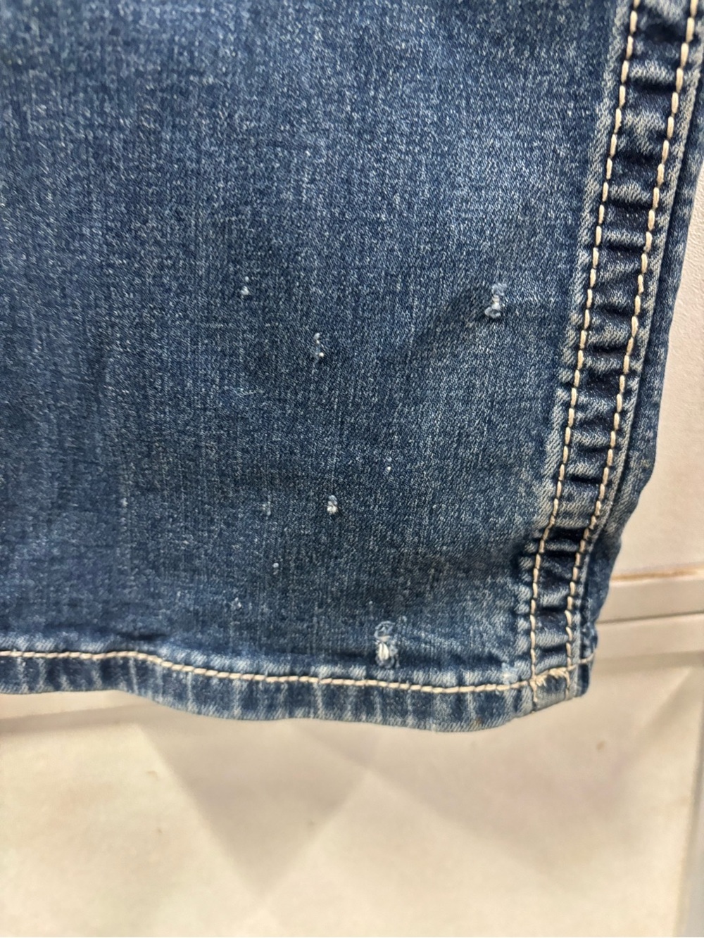 Miss Me Girls' Blue Faded Bootcut Jeans - Picture 3 of 4
